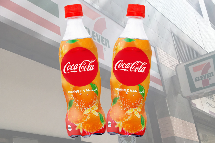 【便利店新品】7-Eleven便利店今期新品！日本可口可樂全新口味雲呢拿橙味汽水登場