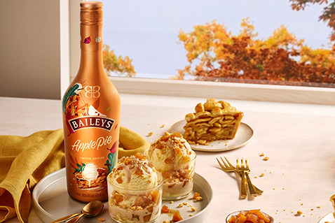 【Baileys酒】外國推出全新Baileys限定口味　蘋果批配雲呢拿雪糕百利甜酒
