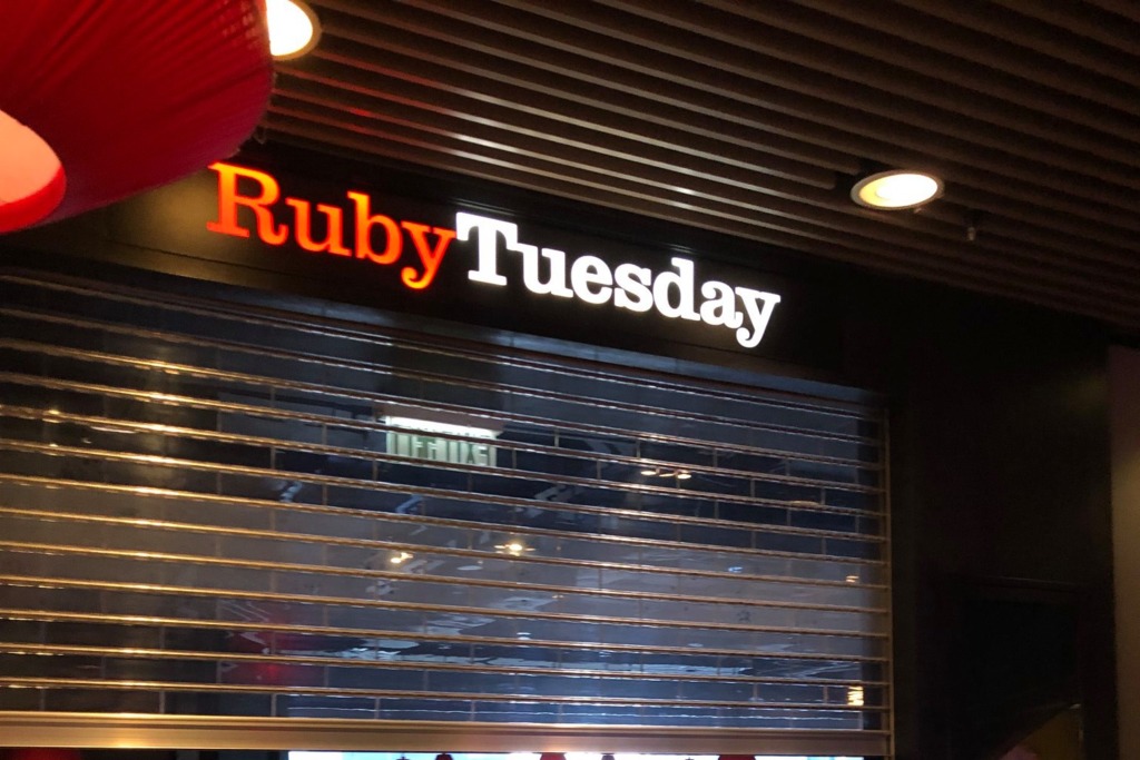 【結業潮】美國連鎖餐廳Ruby Tuesday申請破產 目前已關閉全球185間餐廳／香港店未受影響