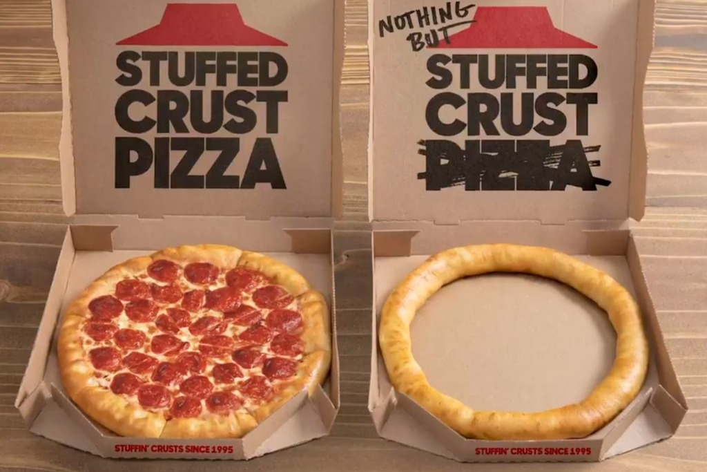 【Pizza Hut新品】外國Pizza Hut推出超創新期間限定　芝士控最愛淨芝心批邊！