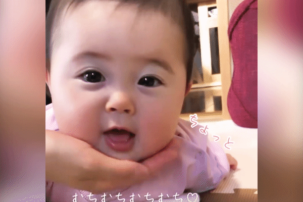 日本精靈BB女甜笑似足小天使　聽到有野食綻放燦爛笑容超可愛！