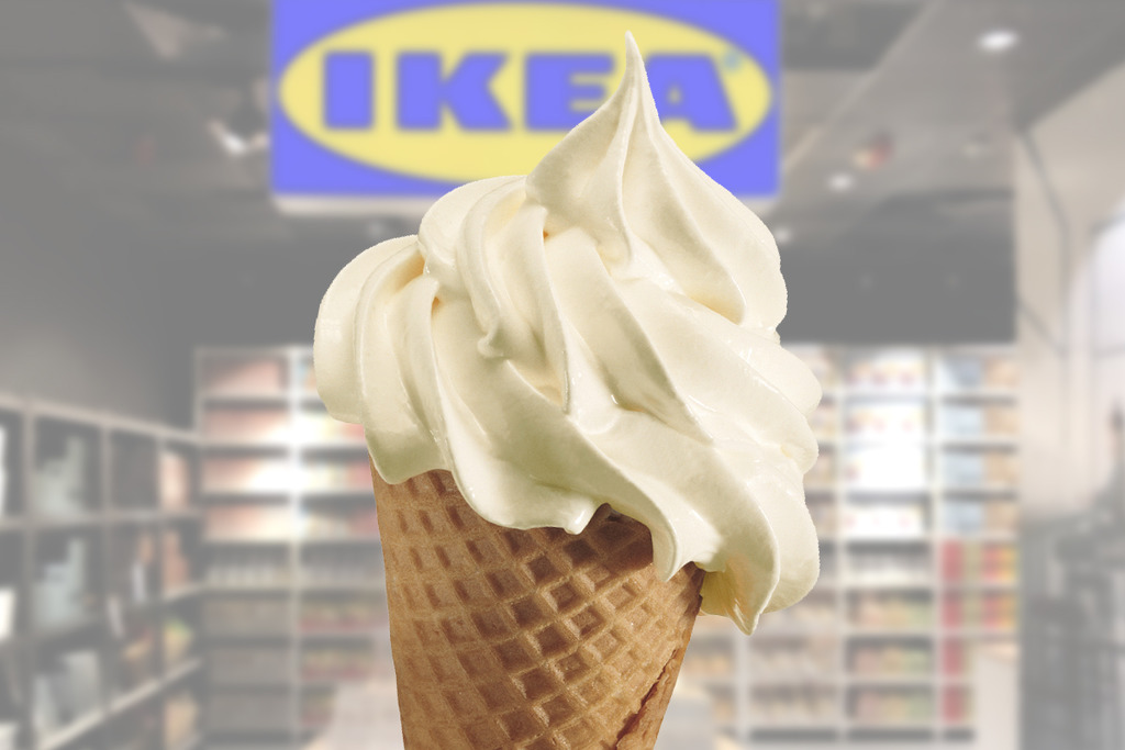 【IKEA雪糕】IKEA美食站期間限定四季春烏龍茶新地筒登場 同步加推蝦餅配甜辣醬／櫻花味乳酪配心形窩夫