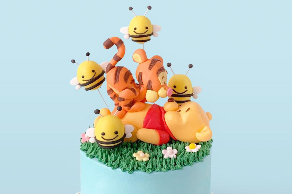 【生日蛋糕推薦｜復活節蛋糕2021】中環Vive Cake 打卡小熊維尼蛋糕　Pooh Pooh／Lulu豬立體卡通造型超可愛！