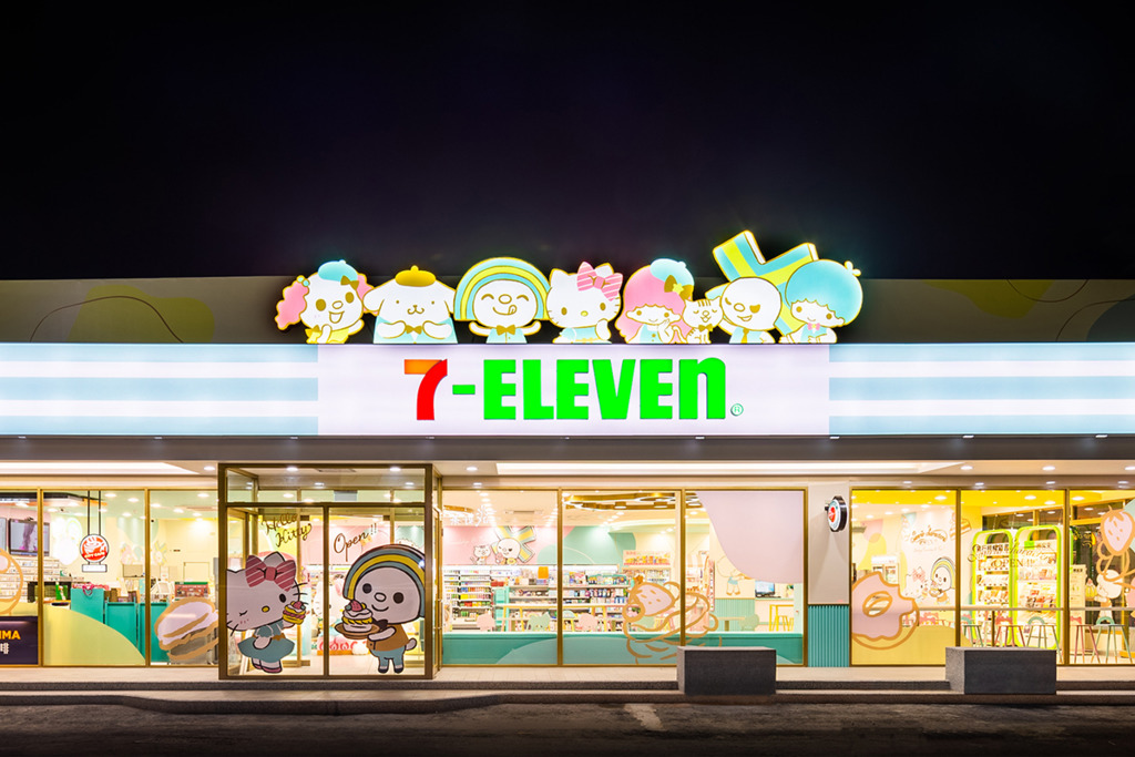 【台灣便利店】台灣7—11再開Sanrio主題店   布甸狗／Hello Kitty多個角色造型打卡位！