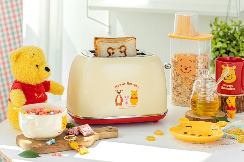 【小熊維尼廚具】韓國推出小熊維尼造型多士爐   輕鬆烤出Pooh Pooh圖案麵包！
