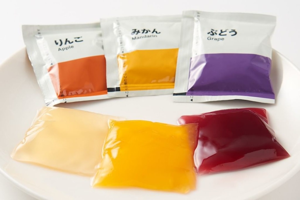 【無印良品】日本無印良品推出小袋裝啫喱   100%蘋果／温州柑桔／提子果汁製造