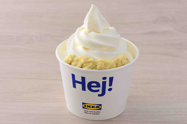 【IKEA雪糕】IKEA美食站期間限定推出特濃D24榴槤新地   同步加推榴槤流心芝士撻／黃藍色瑞典蛋卷