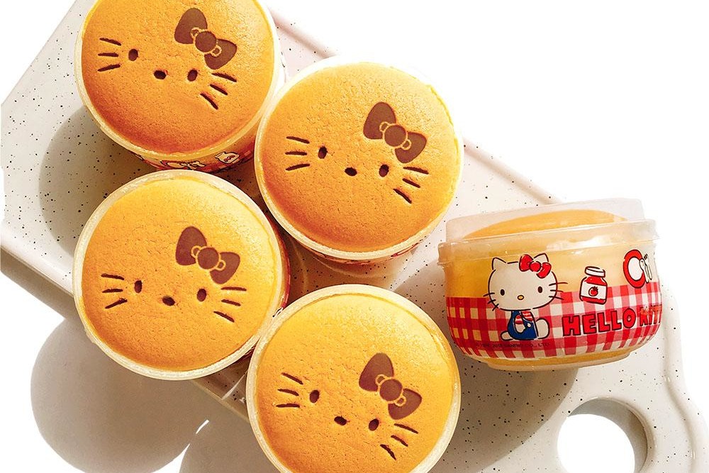 【網購手信】台灣直送可愛卡通造型牛奶布丁燒　Hello Kitty／蛋黃哥造型香滑布丁燒