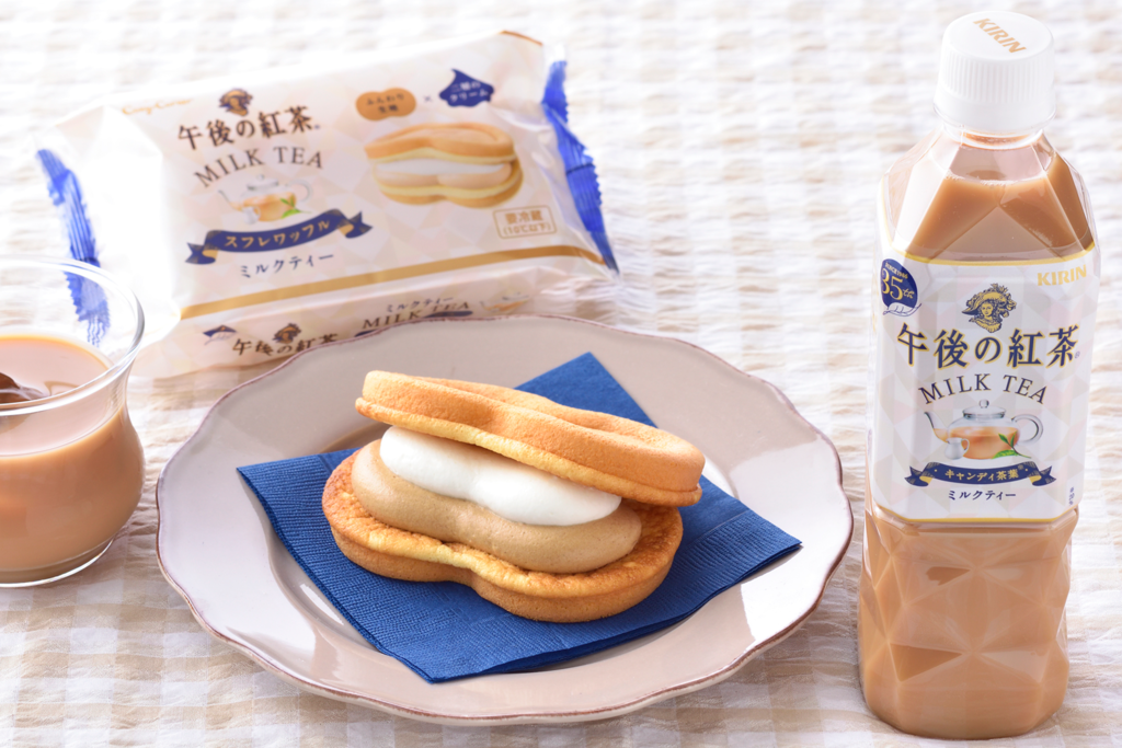【日本甜品2021】午後紅茶聯乘日本甜品店　梳乎厘奶茶煉乳夾心蛋糕