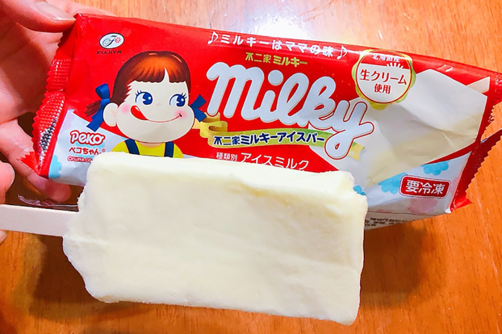 【日本便利店必買2021】日本不二家牛奶妹雪條甜品　流心煉奶／牛奶糖味雪糕冰