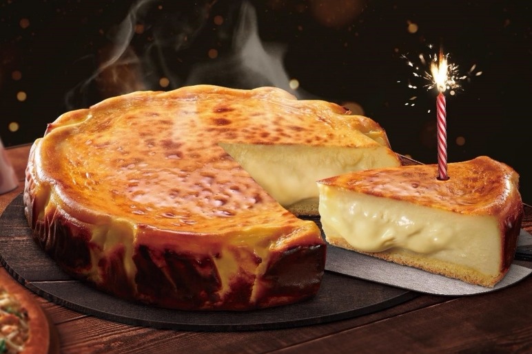 【台灣甜品】台灣Pizza Hut必勝客推出超吸引甜品   巴斯克流心熔岩芝士蛋糕！