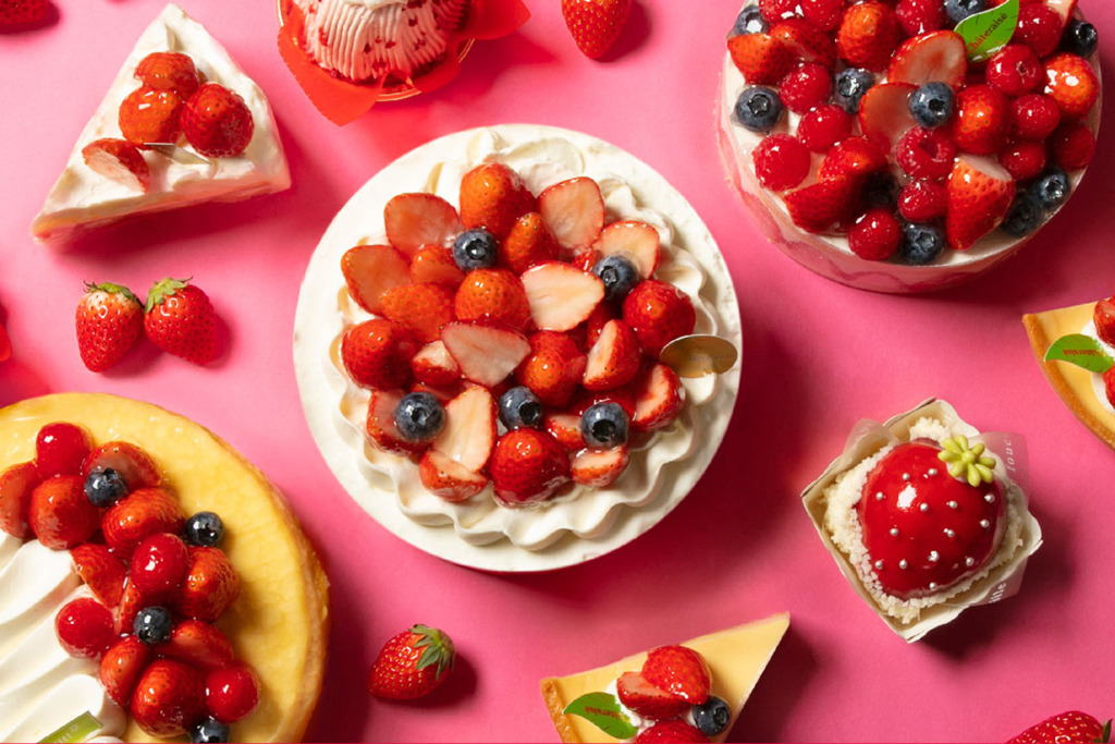 日式蛋糕店Chateraise新出日本草莓蛋糕甜品系列　靜岡紅頰士多啤梨蛋糕／千層蛋糕／草莓大福