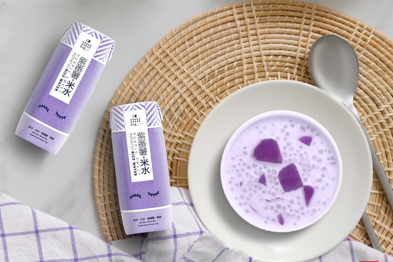 OL 袪水腫必試！ 即飲紙包紫薯米水 / 變身紫薯芋頭西米露食譜