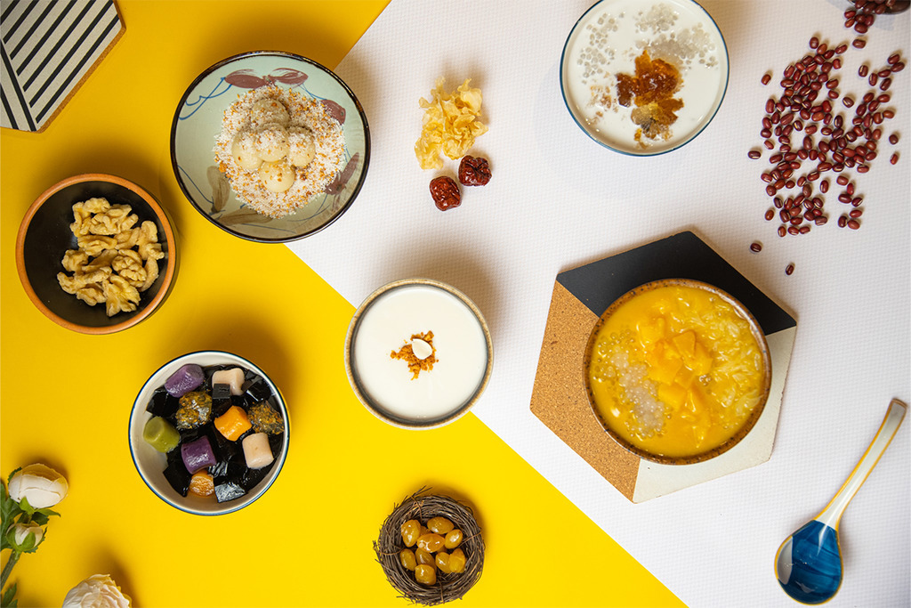 尖沙咀甜品店甘の季節免費派糖水　每日100碗！芋圓桂花糕涼粉／杏仁露／花生腰果合桃糊