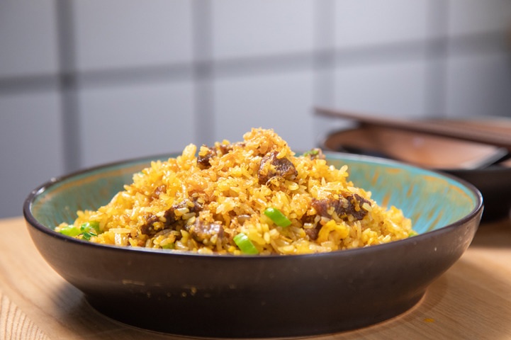 人龍炒飯店大廚 超 Easy！金蒜安格斯炒飯食譜