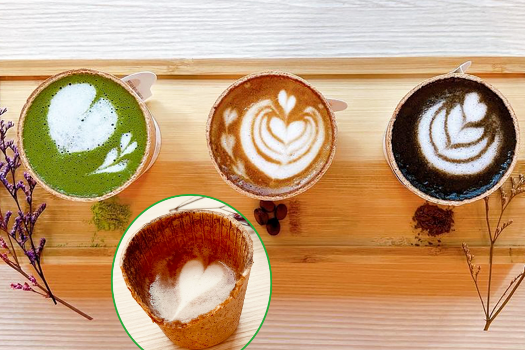 牛頭角新開文青小清新Cafe　食得嘅低卡脆脆咖啡杯！抹茶／焙茶鮮奶