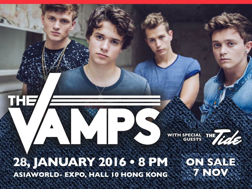 The Vamps《Wake Up》 Live in Hong Kong！