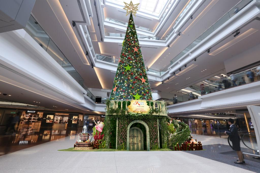 21米高聖誕樹！又一城3D聖誕《秘密花園》
