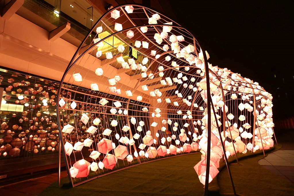 超浪漫！MOKO新世紀廣場舉行甜蜜綵燈會