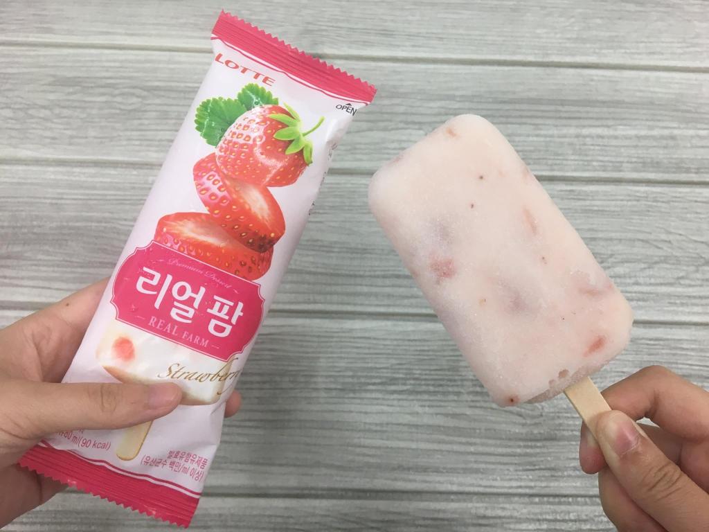 韓國鮮士多啤梨雪條新登場 粒粒果肉夏日消暑之選