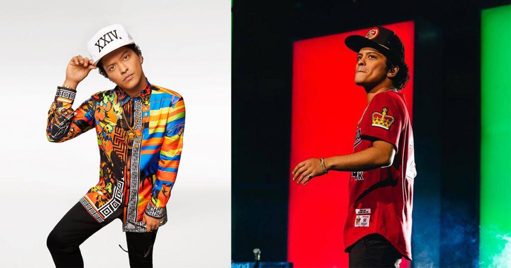 Bruno Mars世界巡迴  2018年5月唱到香港！