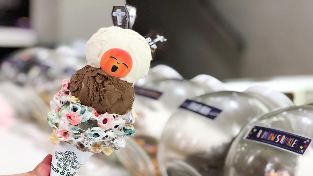 Emack＆Bolio's慶祝萬聖節　4間分店買兩球雪糕免費送限定裝飾