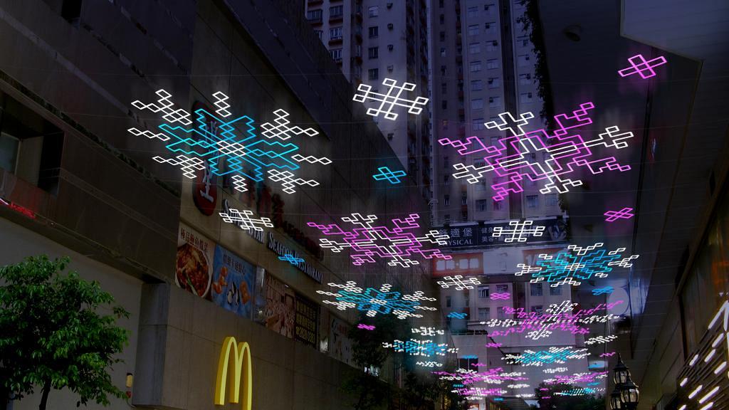 【聖誕節2018】九龍灣淘大商場聖誕天幕燈飾 光影聖誕市集/嘉年華/4米高聖誕樹