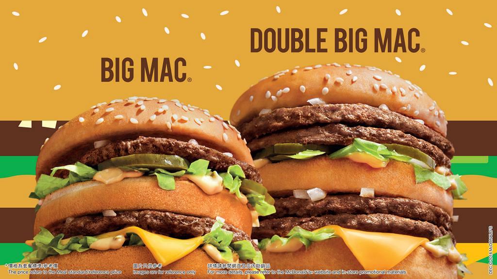 麥當勞雙層巨無霸/脆薯皇/熱焦糖新地回歸　加推芝味藍莓批+Big Mac珍藏版套裝