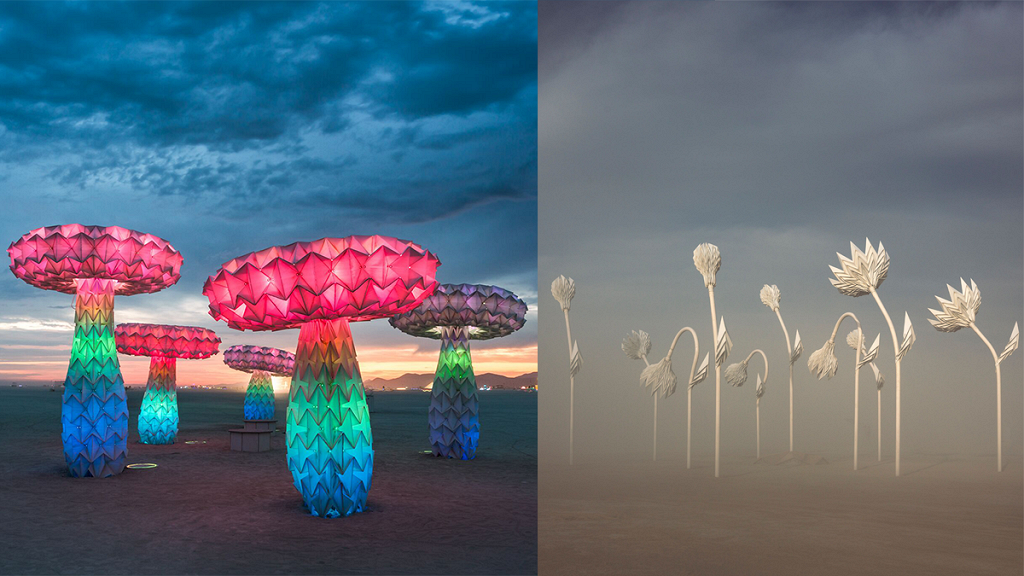 【金鐘好去處】巨型彩色蘑菇燈/摺紙花燈登陸金鐘！3月藝術月免費睇世界級展品