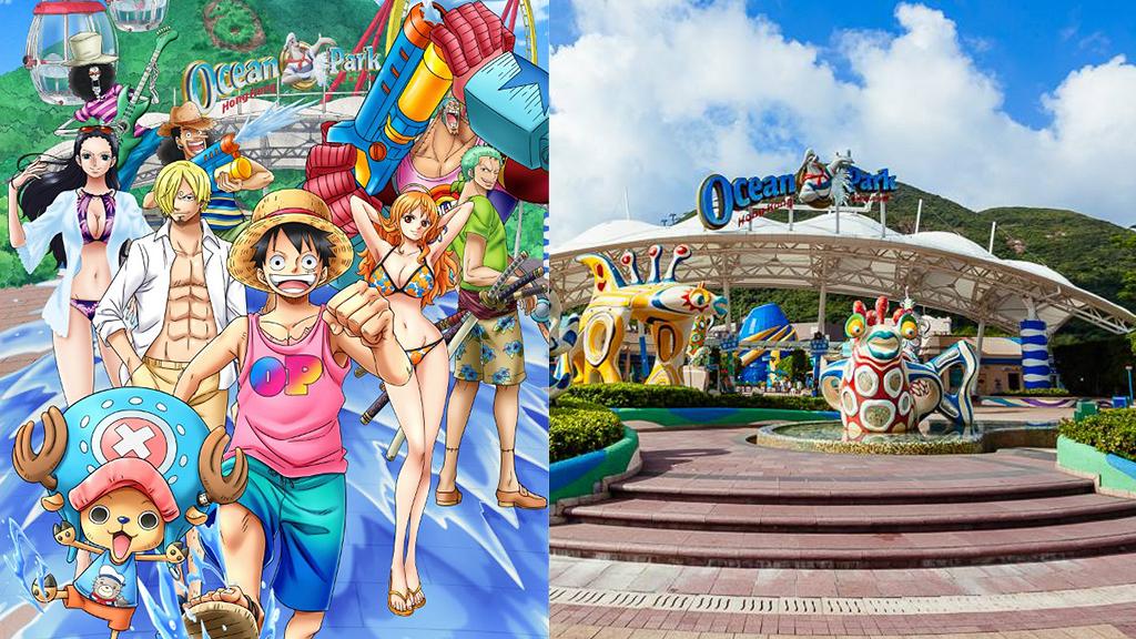 【海洋公園】海賊王夏水戰7月登陸海洋公園！One Piece影相位/美食/期間限定店