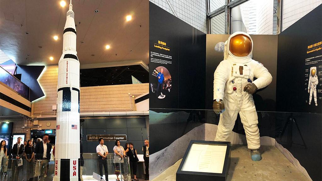 【暑假好去處】5米高LEGO火箭登陸尖沙咀太空館！20萬粒LEGO砌/近距離賞月球