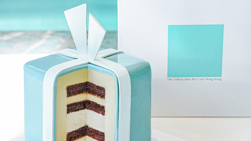 【尖沙咀美食】尖沙咀Tiffany Blue Box Cafe新推外賣甜品 經典BlueBox蛋糕+招牌迷你甜品4件裝