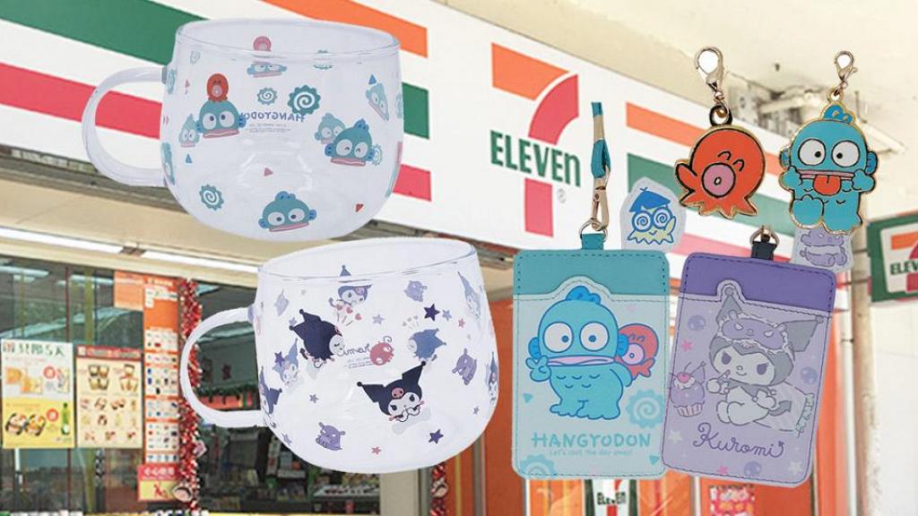 7-Eleven便利店最新推出Sanrio精品！Kuromi、小水怪玻璃杯/卡套/環保袋/拖鞋$79起