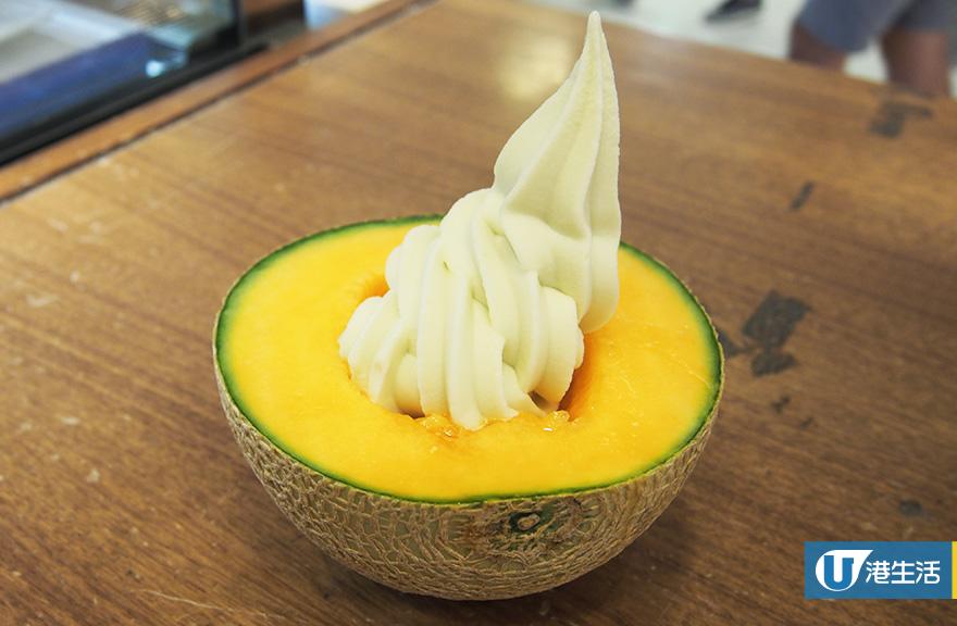 馬鞍山日式甜品店夏季新品　霸氣食北海道蜜瓜軟雪糕新地！