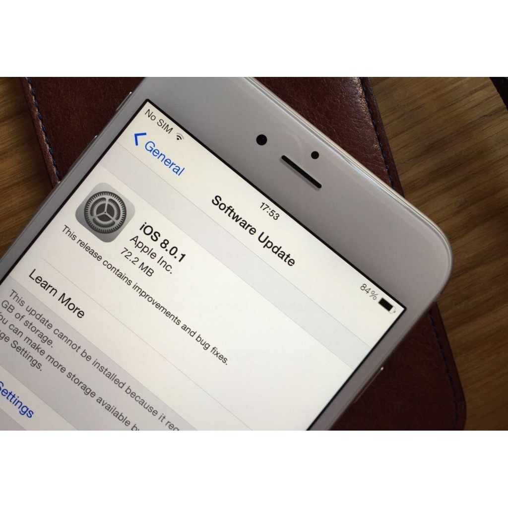 iOS 8.0.1緊急下架 蘋果股價急跌