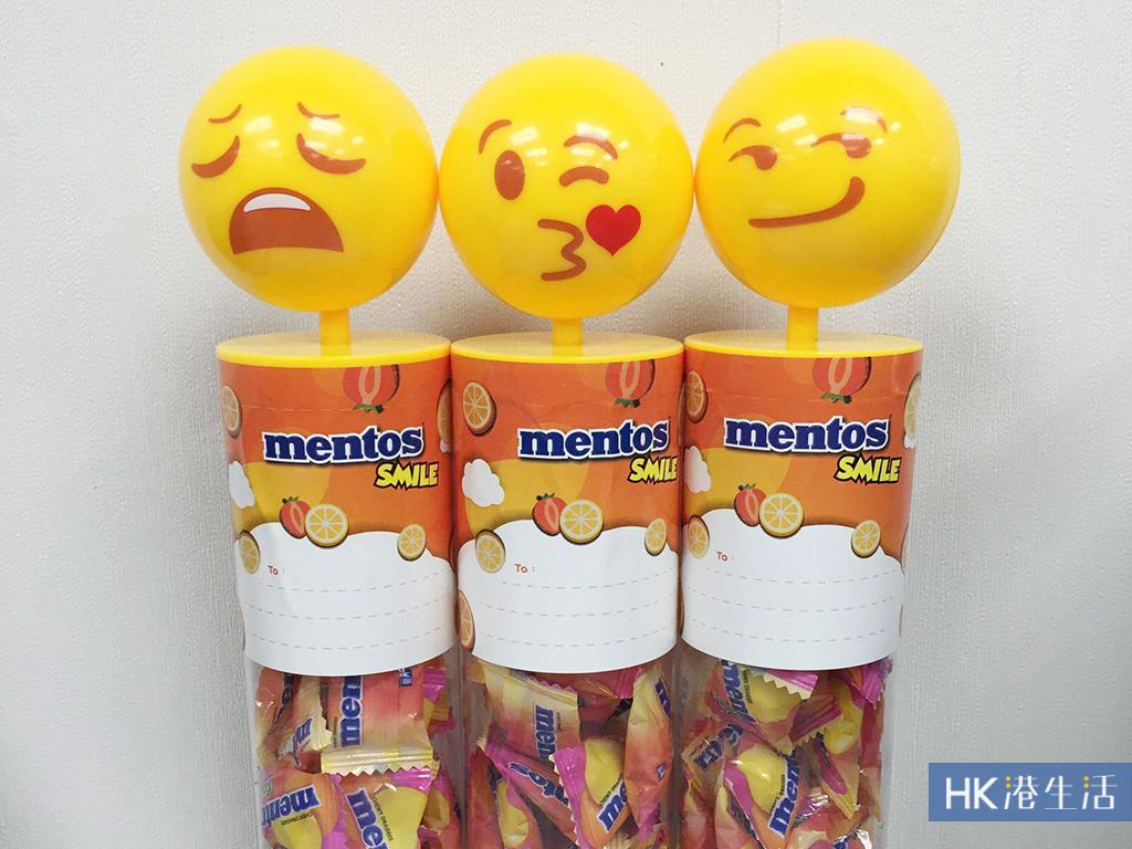 搞鬼頭擰擰！Mentos 新出Emoji大頭水果糖
