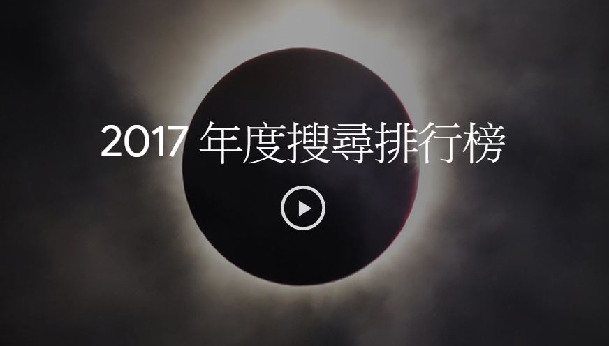 Google香港2017年度搜尋排行榜！10大年度熱爆關鍵字+人物