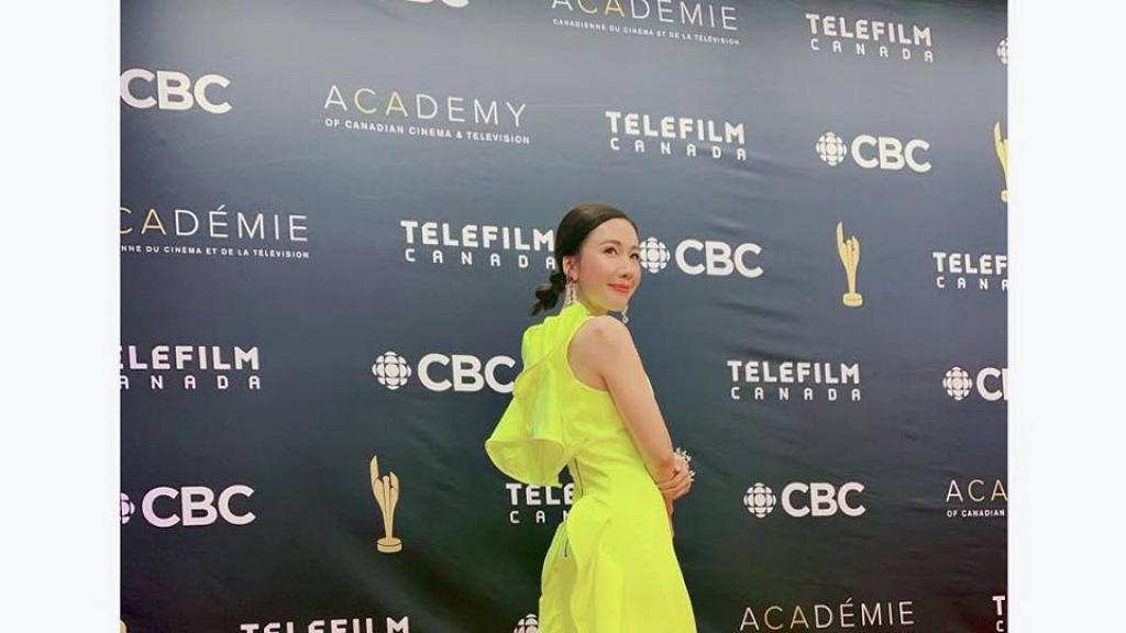 李施嬅出席加拿大銀幕獎頒獎禮爭最佳女配角 螢光造型豔壓全場獲評最佳衣著