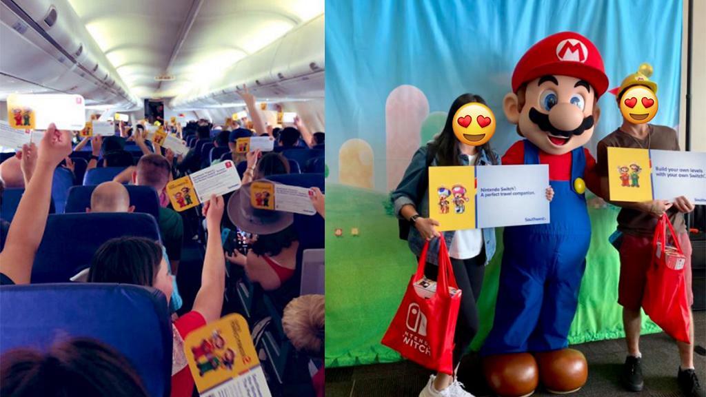超驚喜！任天堂為全機乘客送禮物 搭飛機免費送一人一部Switch+Mario新遊戲