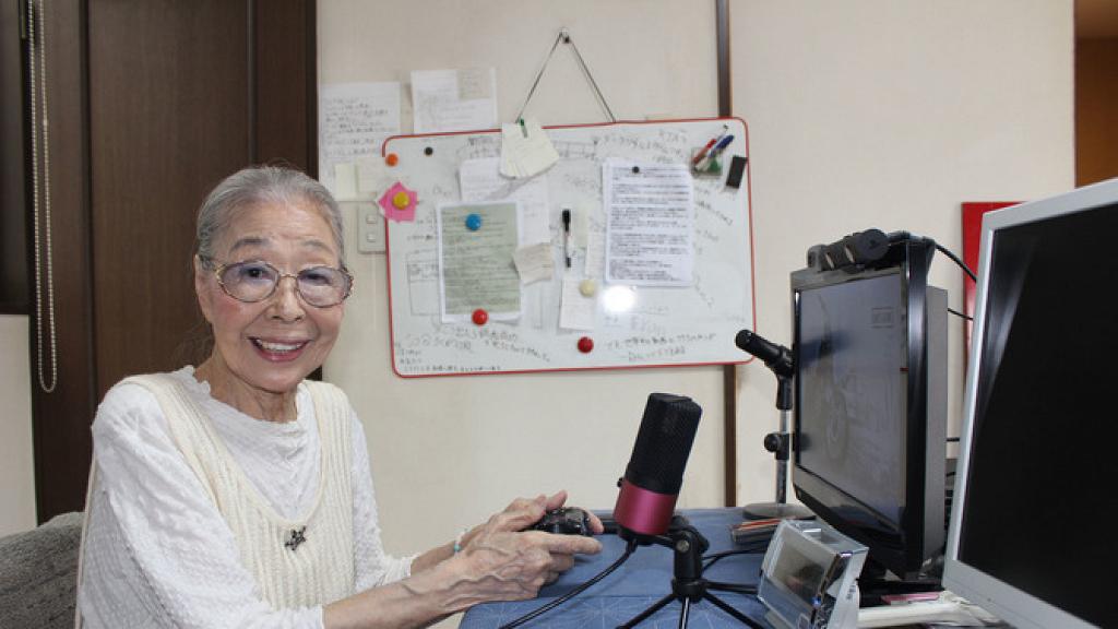 日本89歲婆婆長壽秘訣靠打機 打足38年做Youtuber開直播！最愛玩《GTA》