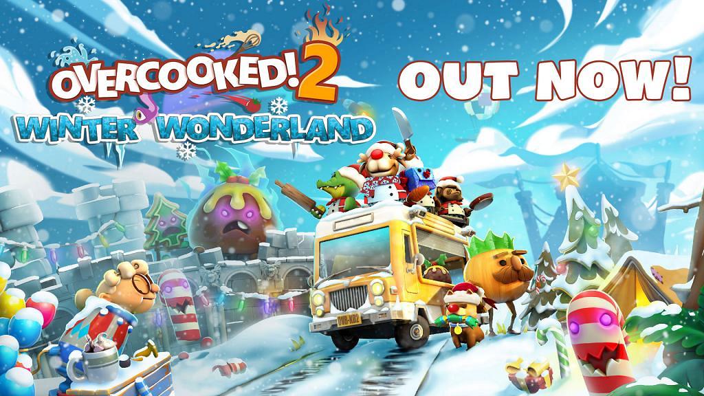 【Switch】《Overcooked! 2》最新冬日主題免費更新！雪地營火新地圖+聖誕美食