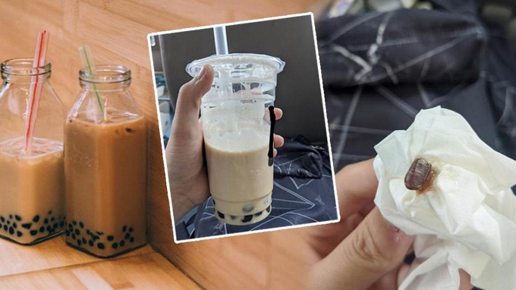 網友分享飲珍珠奶茶吐出曱甴蛋經歷 女子崩潰指不敢喝有珍珠的飲料