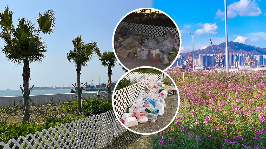 屯赤打卡聖地港版邁阿密現「垃圾山」 市民野餐留低大量廢物 網民批評：遲早玩爛！