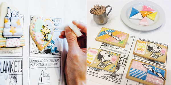 東京 Snoopy Museum 送一塊自畫曲奇畀 Honey
