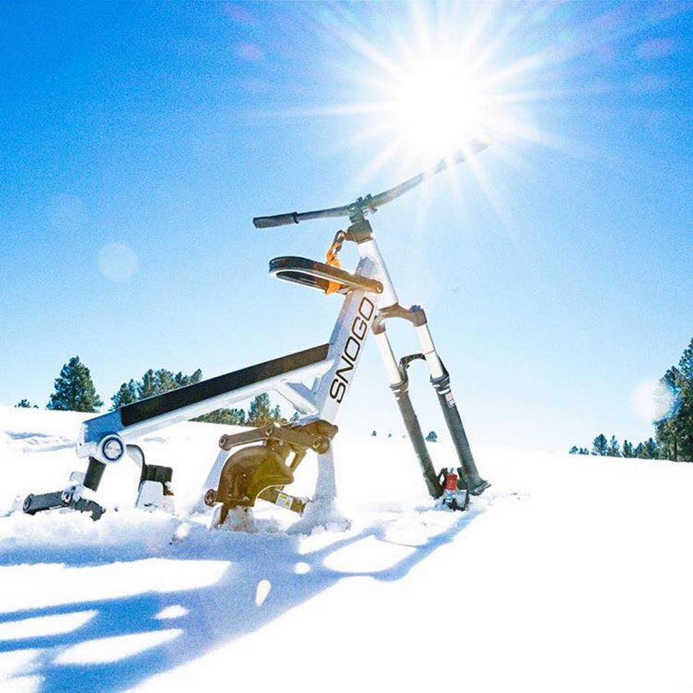 雪地單車新發明！