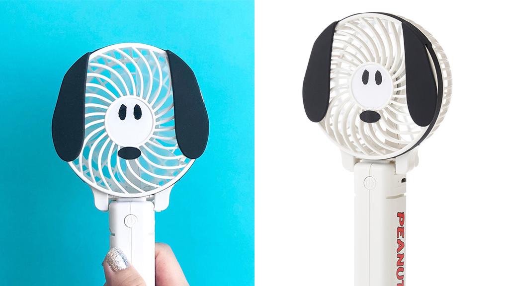 日本雜貨店推出超得意Snoopy造型手提風扇