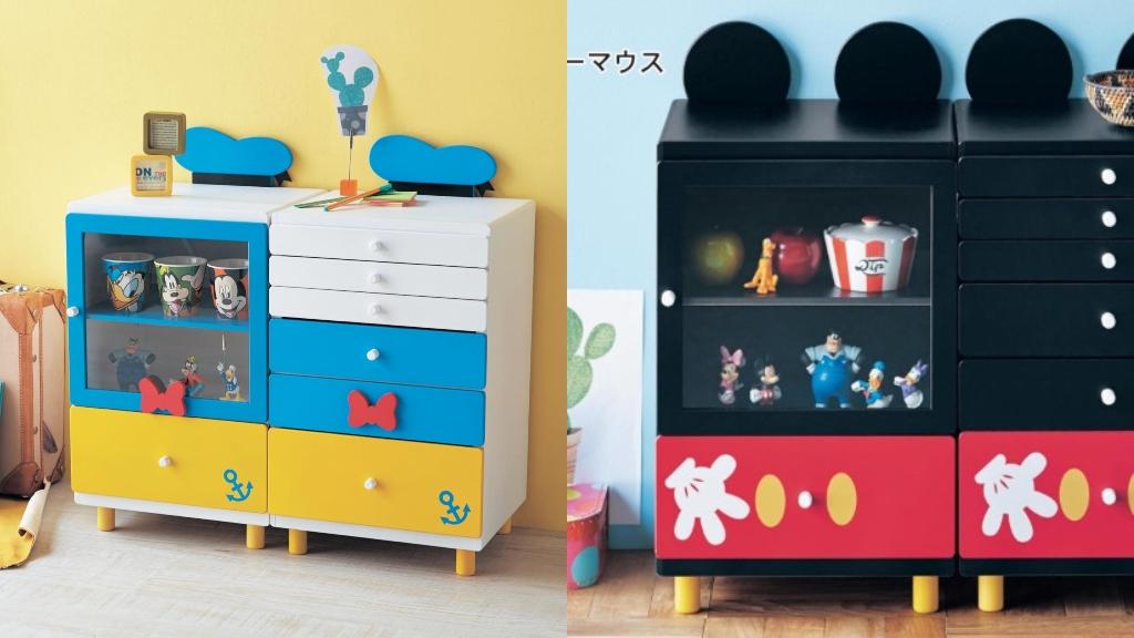 日本雜貨店聯乘迪士尼推出實用傢俬