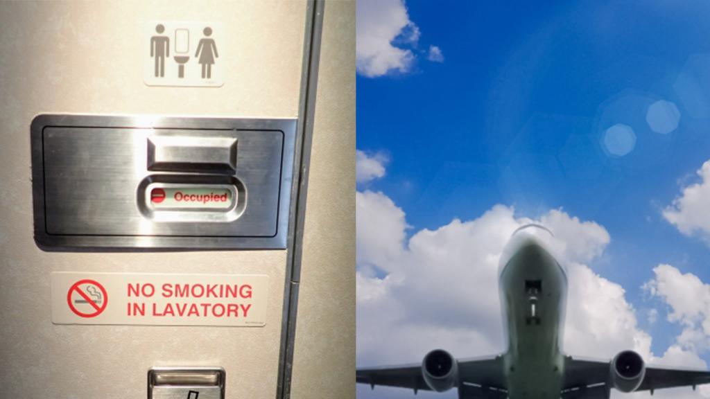 中國旅客懶理安全演示飛機滑行照去廁所