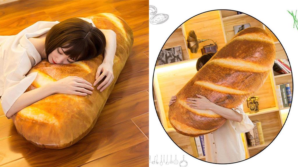 超巨型麵包枕頭陪你訓！