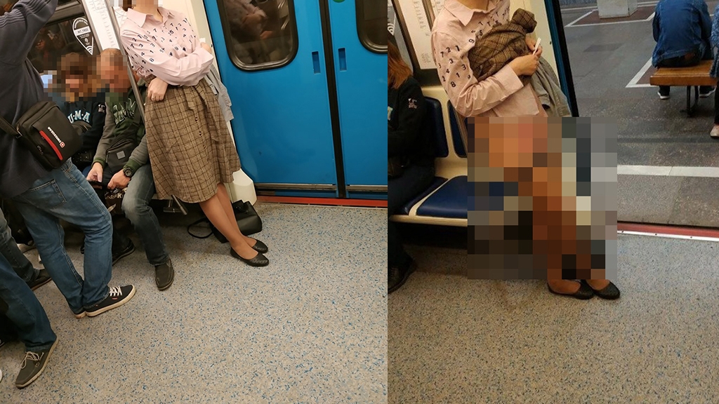 俄羅斯女坐地鐵要求讓座被拒